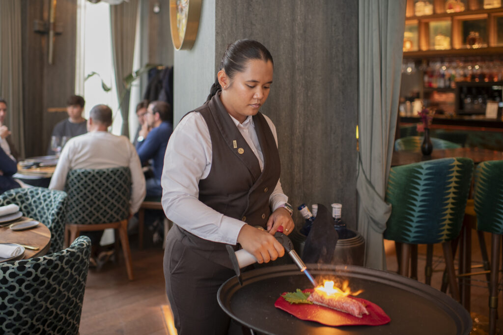RESTAURANTE ABYA_ MADRID_ CHEF AURELIO MORALES. MADRID. ABRIL 2023