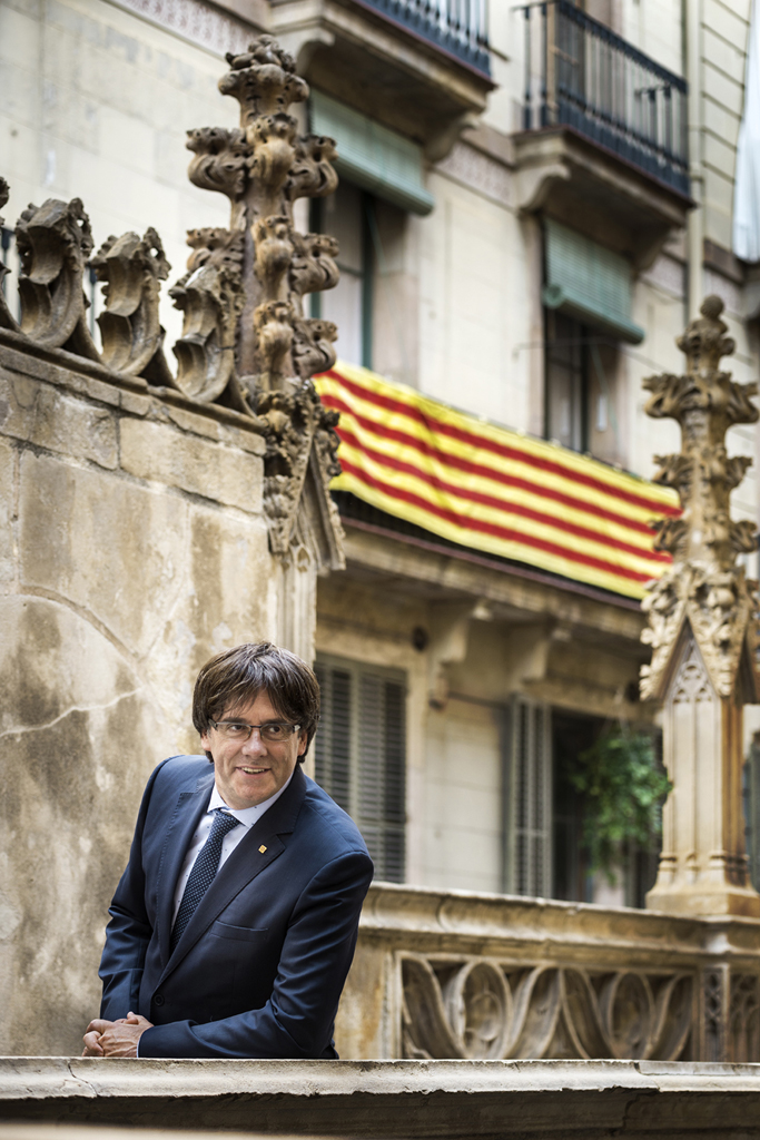 Carles Puigdemont para Vanity Fair.