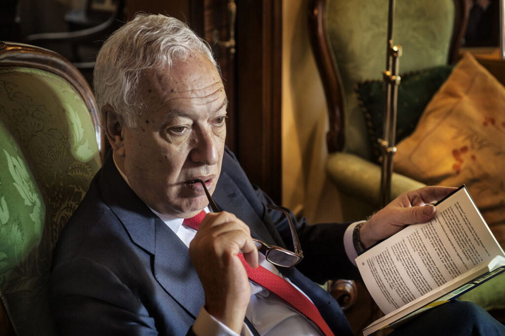 José Manuel Margallo para Vanity Fair.
